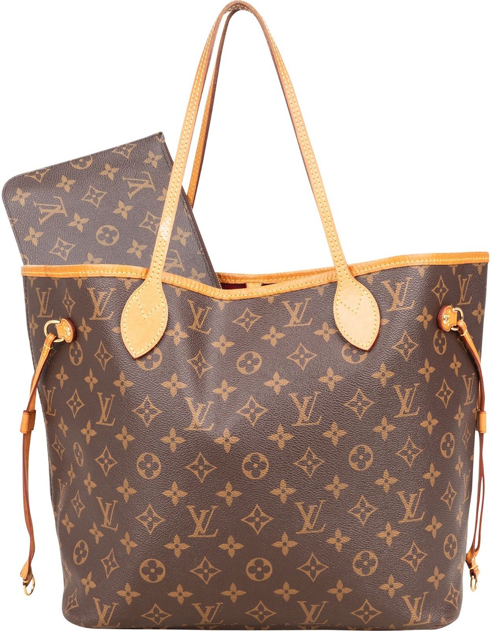 Louis Vuitton Louis Vuitton Monogram Canvas Neverfull MM Shoulder Bag Bruin