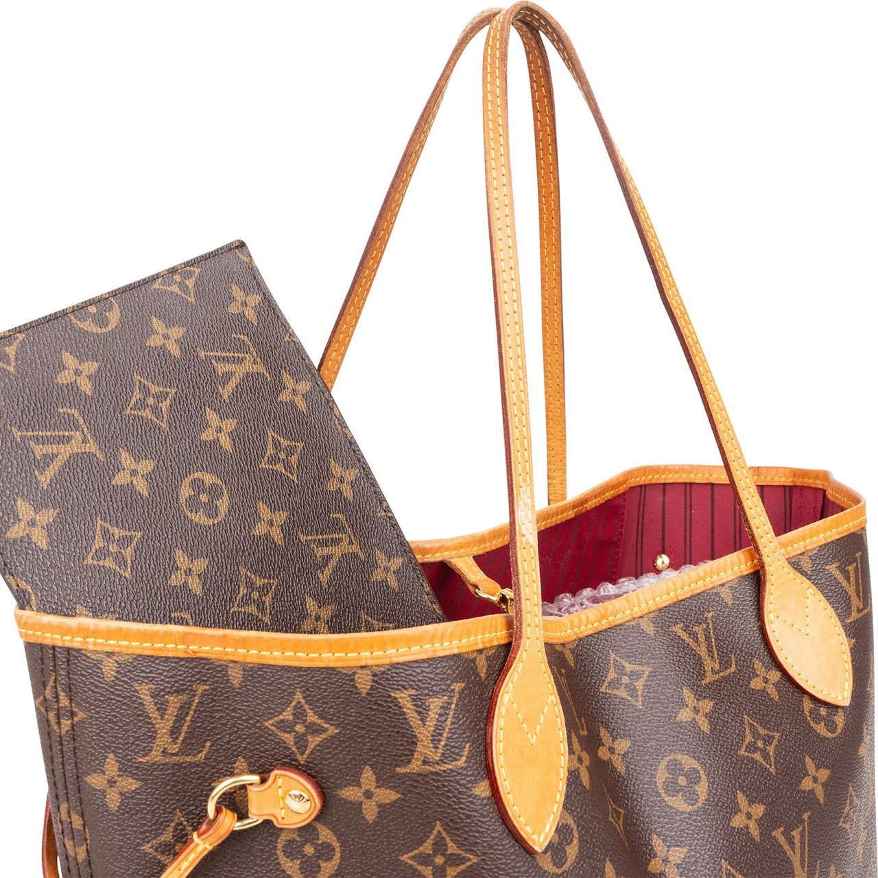 Louis Vuitton Louis Vuitton Monogram Canvas Neverfull MM Shoulder Bag Bruin