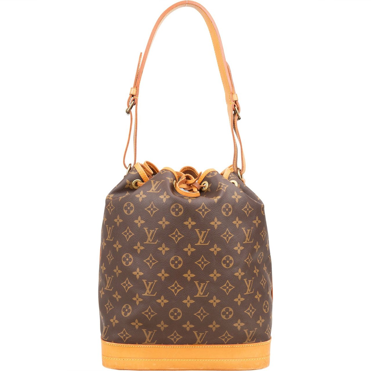 Louis Vuitton Monogram Canvas Sac Noé Grande Shoulder Bag Bruin