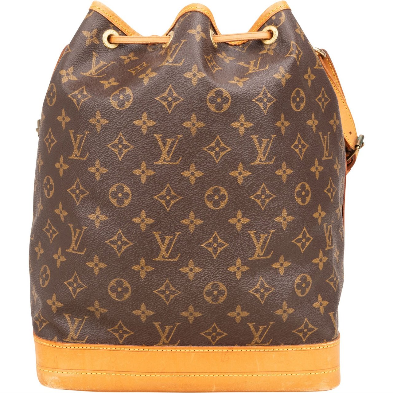 Louis Vuitton Monogram Canvas Sac Noé Grande Shoulder Bag Bruin