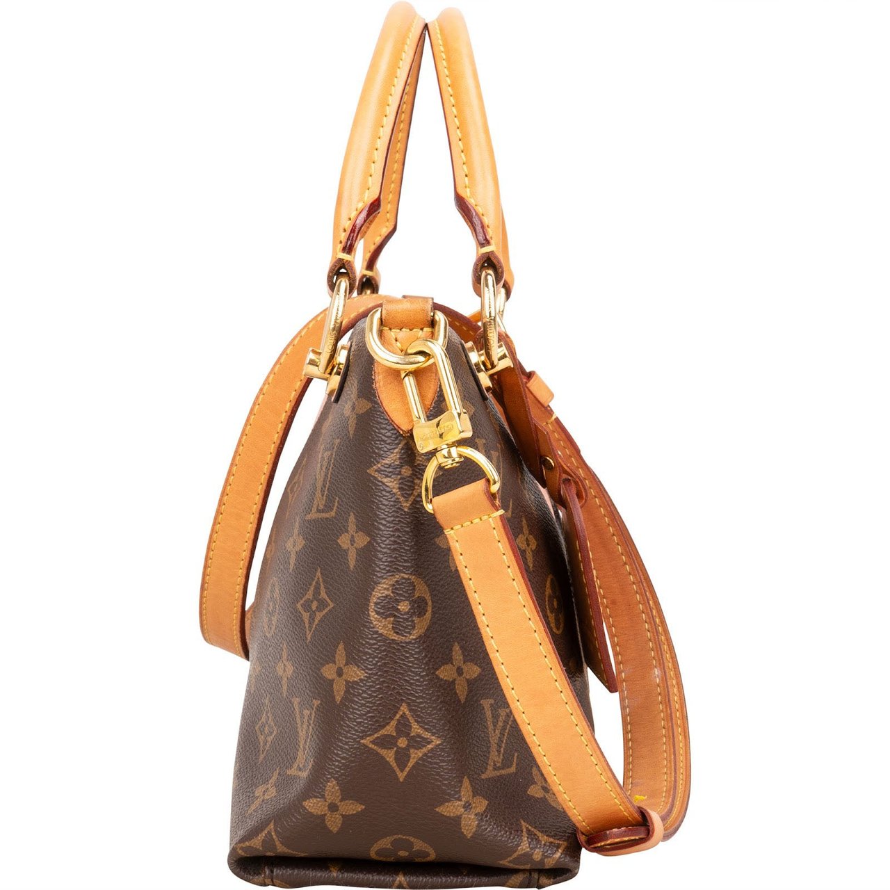 Louis Vuitton Louis Vuitton Monogram Canvas V Tote BB Handbag Bruin