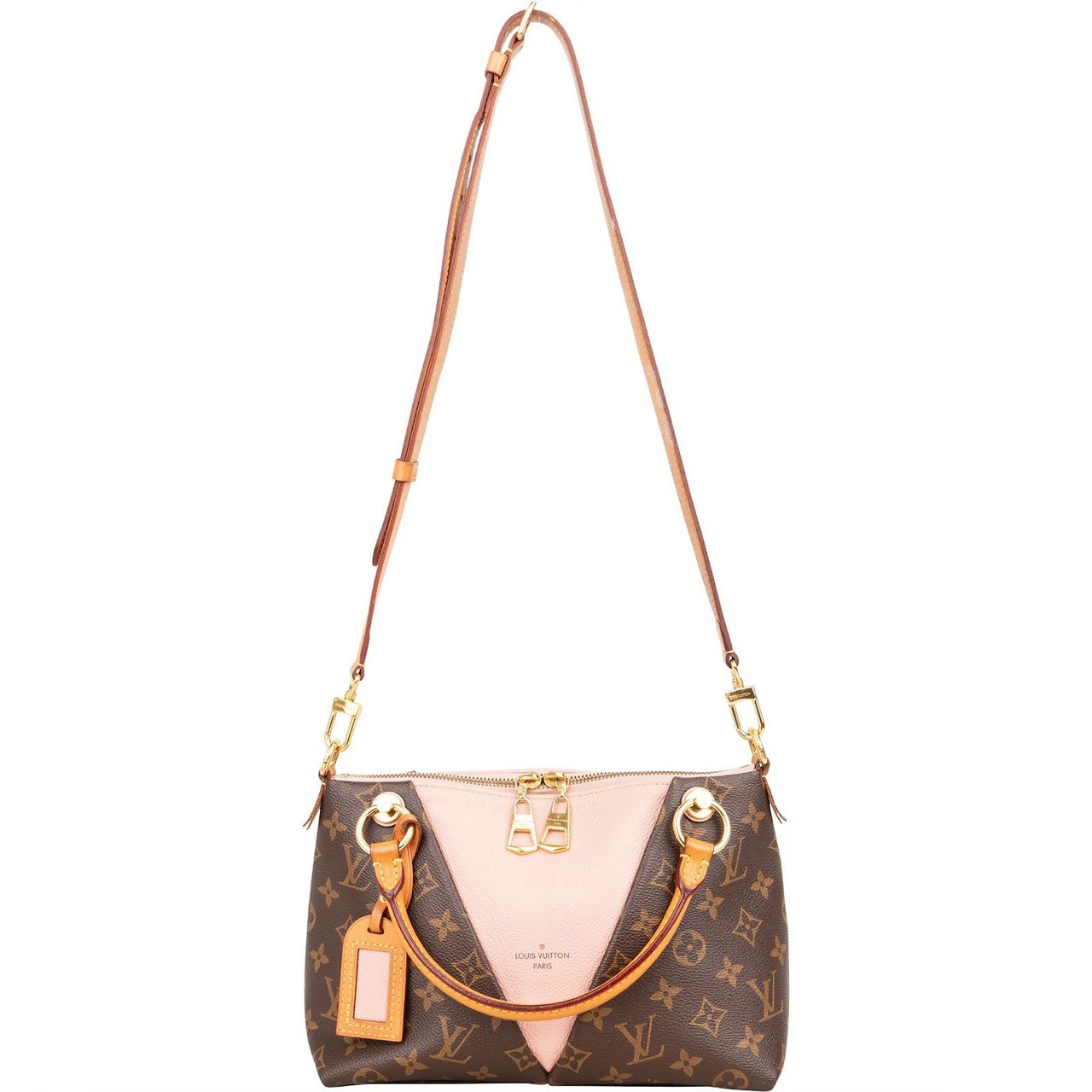 Louis Vuitton Louis Vuitton Monogram Canvas V Tote BB Handbag Bruin