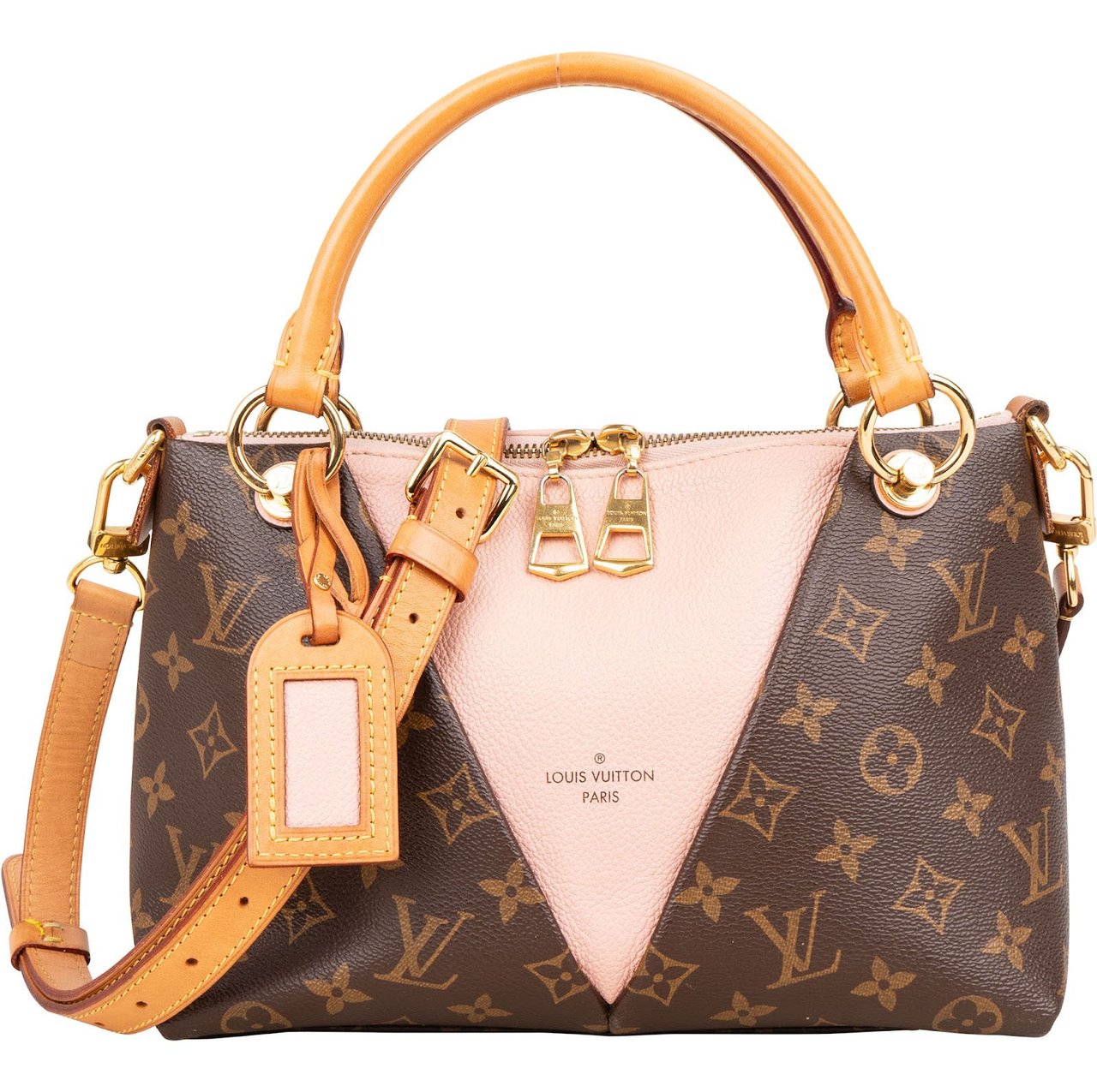 Louis Vuitton Louis Vuitton Monogram Canvas V Tote BB Handbag Bruin