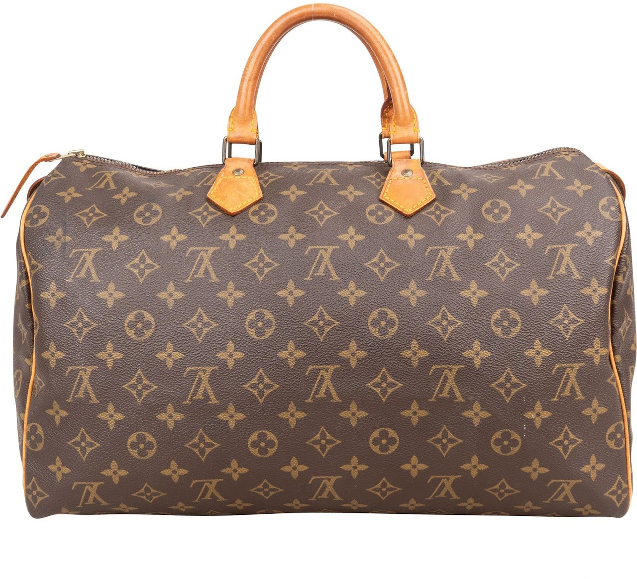 Louis Vuitton Louis Vuitton Monogram Canvas Speedy 40 Handbag Bruin
