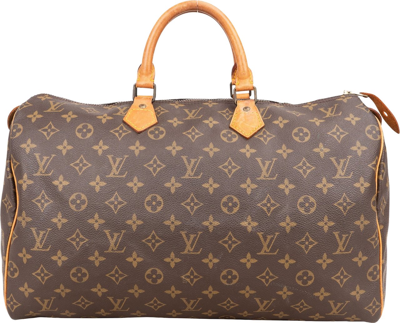 Louis Vuitton Louis Vuitton Monogram Canvas Speedy 40 Handbag Bruin