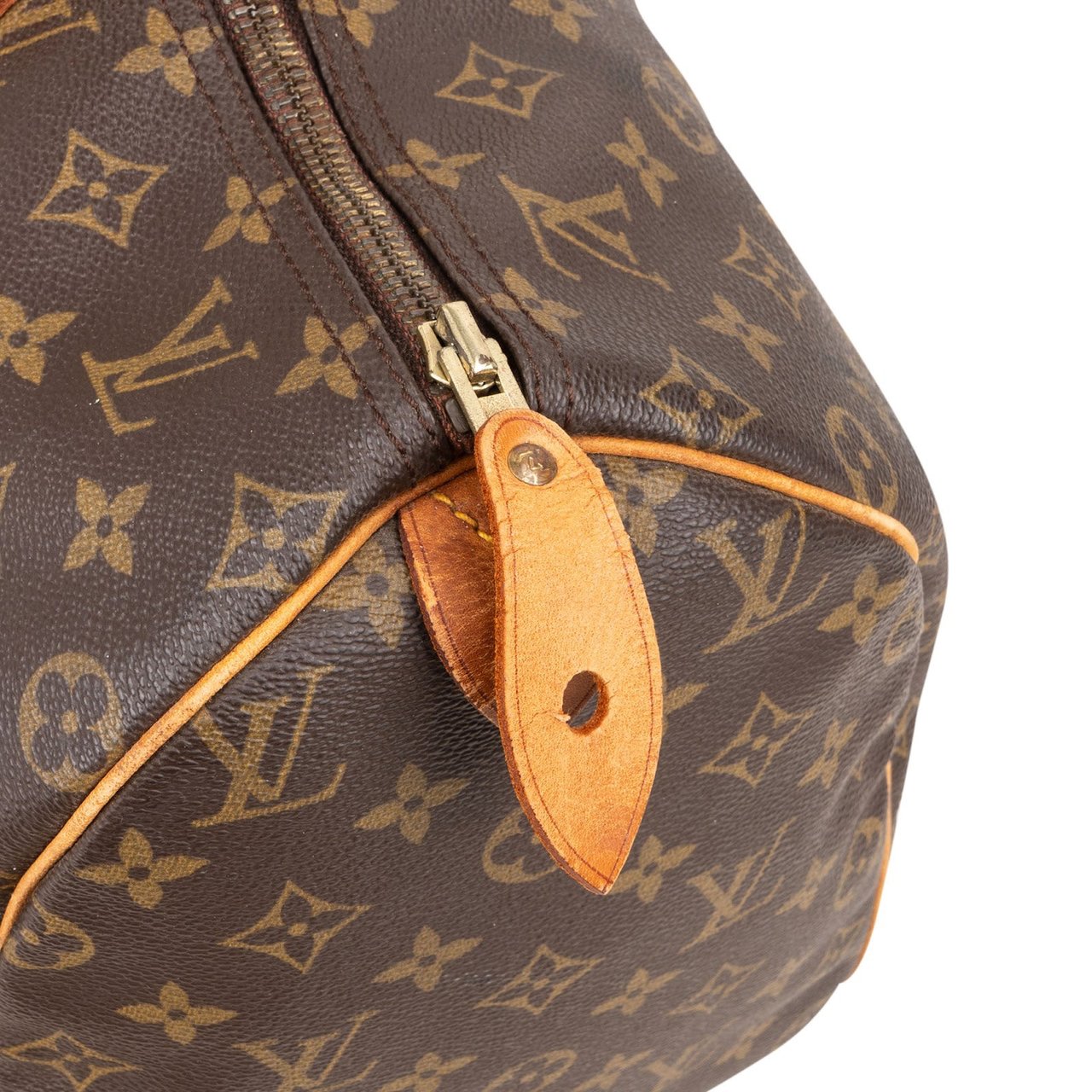 Louis Vuitton Louis Vuitton Monogram Canvas Speedy 40 Handbag Bruin