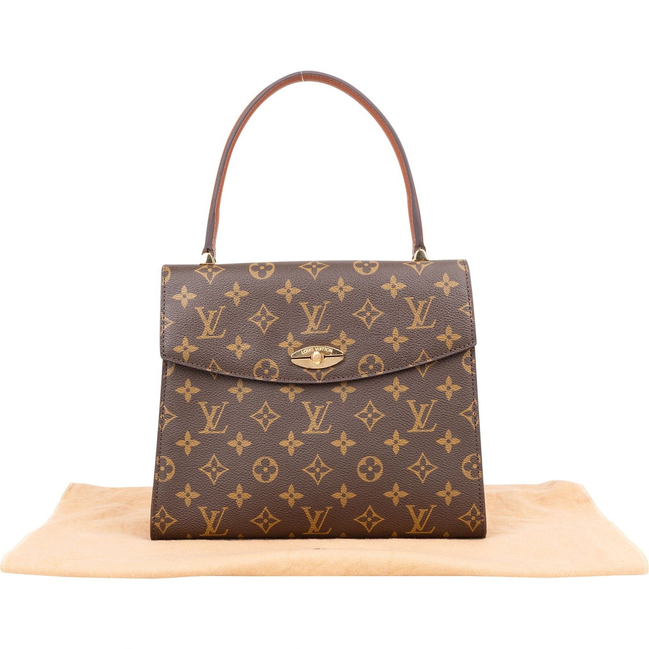 Louis Vuitton Louis Vuitton Monogram Canvas Malesherbes Handbag Bruin