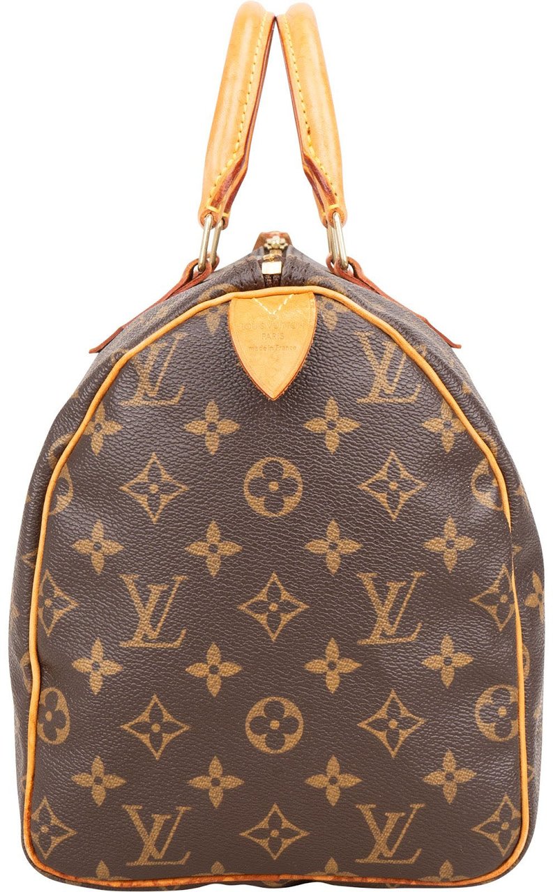 Louis Vuitton Louis Vuitton Monogram Canvas Speedy 30 Handbag Bruin