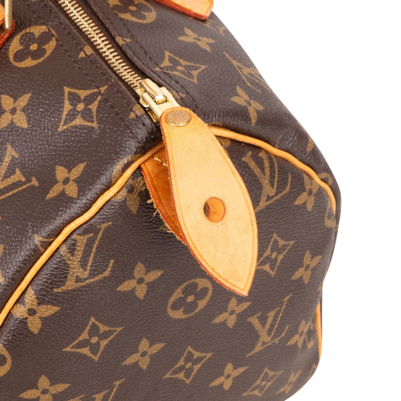 Louis Vuitton Louis Vuitton Monogram Canvas Speedy 30 Handbag Bruin