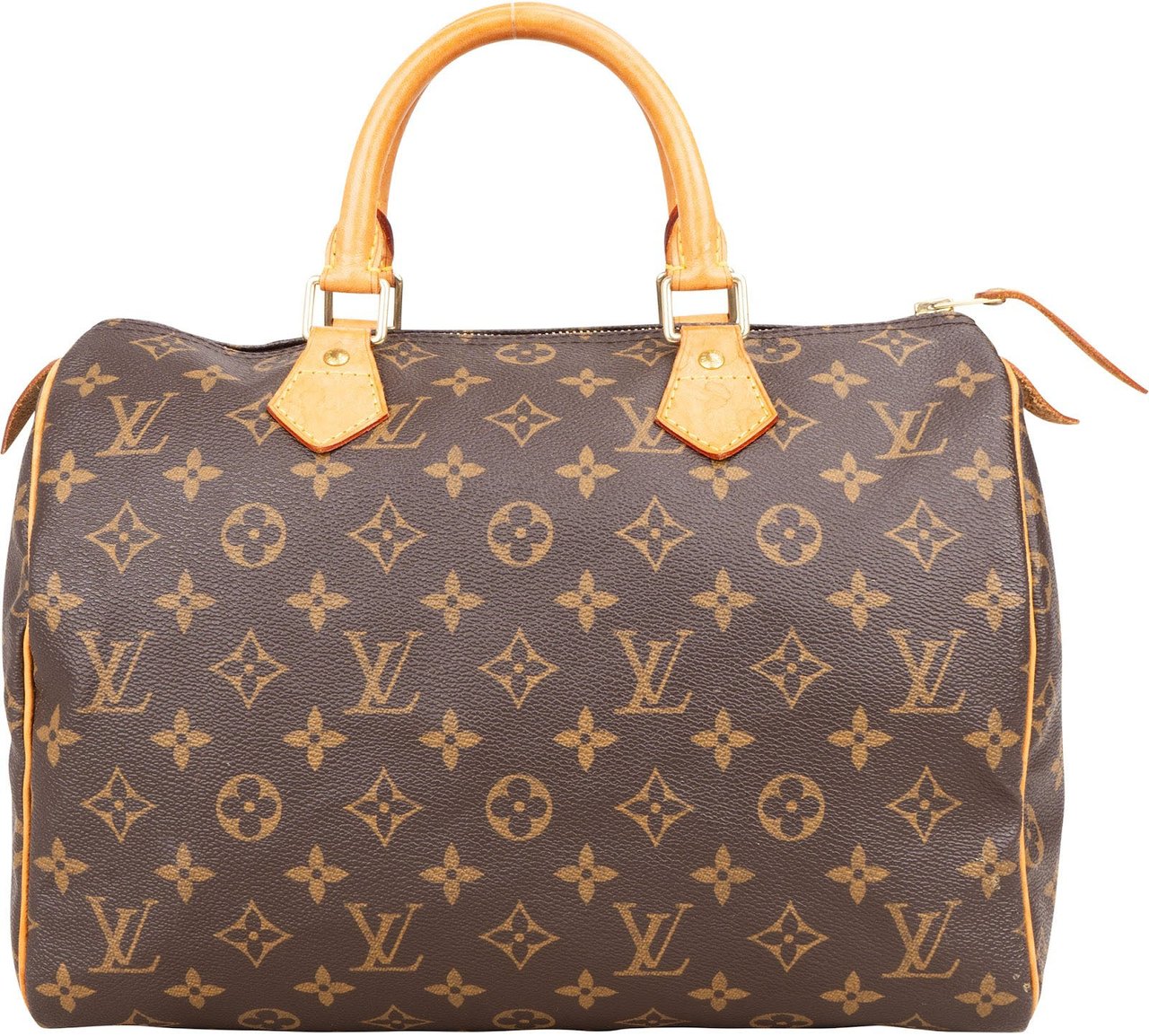 Louis Vuitton Louis Vuitton Monogram Canvas Speedy 30 Handbag Bruin