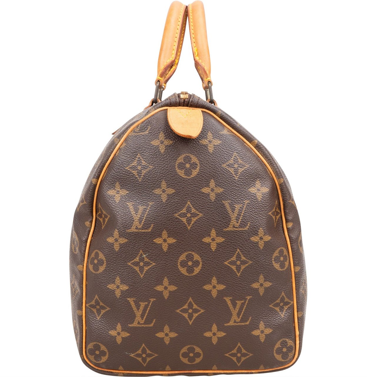 Louis Vuitton Louis Vuitton Monogram Canvas Speedy 35 Handbag Bruin