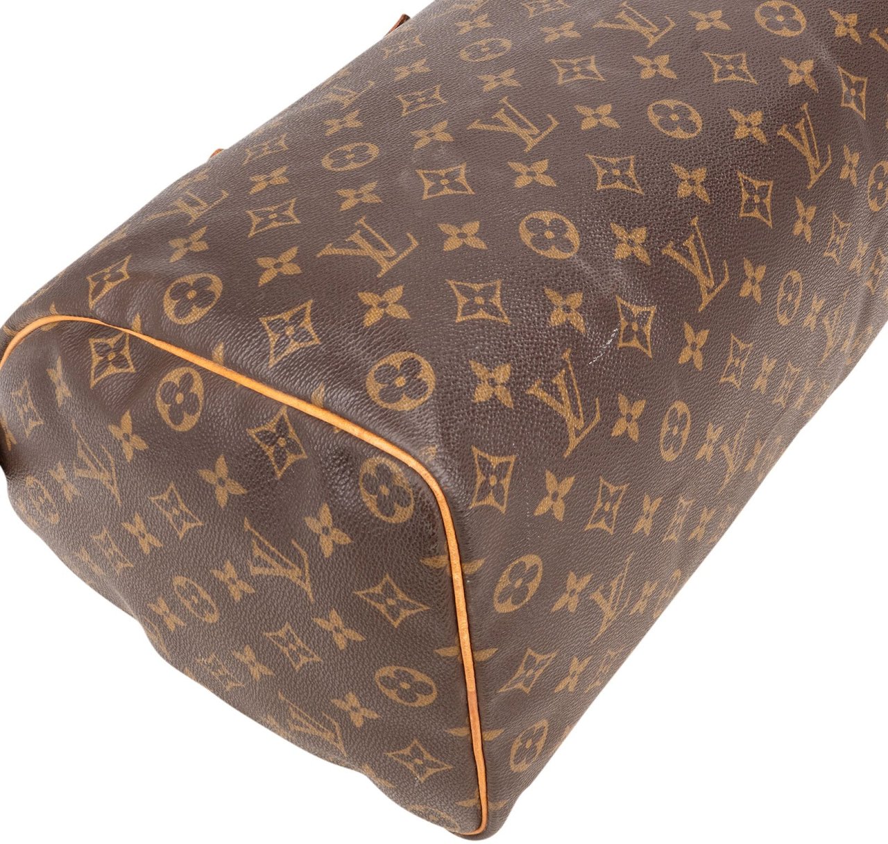 Louis Vuitton Louis Vuitton Monogram Canvas Speedy 35 Handbag Bruin