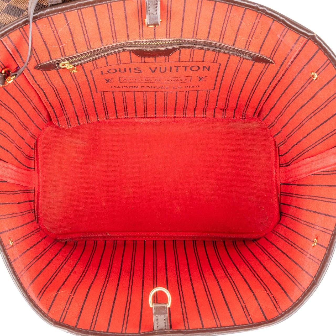 Louis Vuitton Louis Vuitton Monogram Damier Ebene Neverfull MM Shoulder Bag Bruin