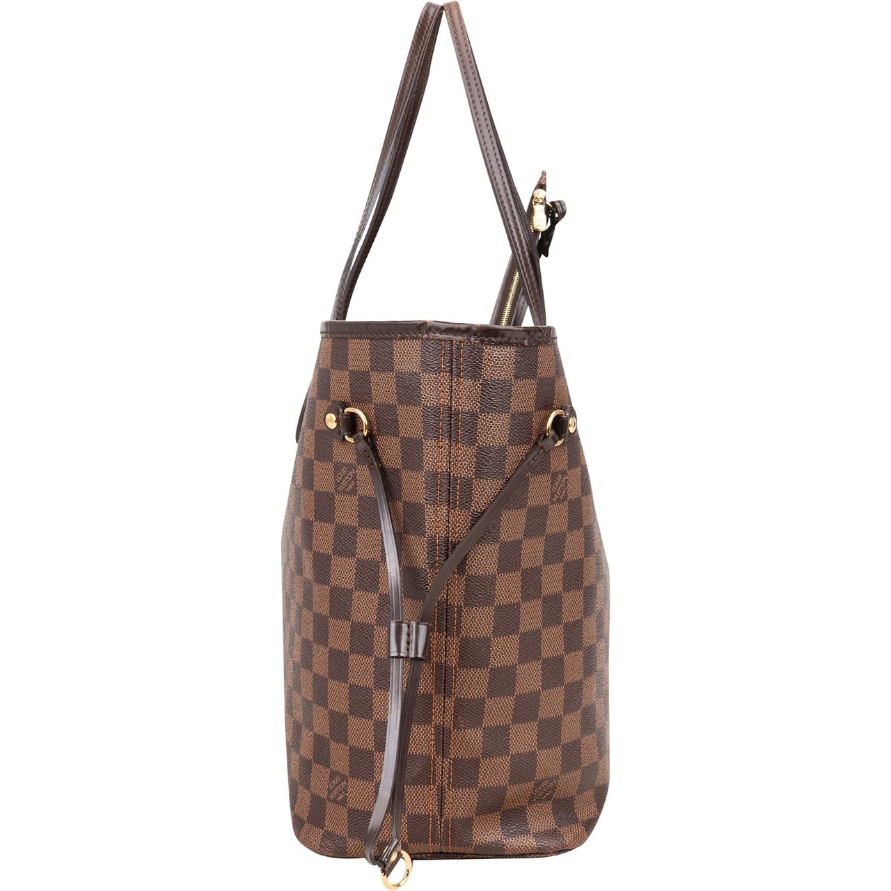 Louis Vuitton Louis Vuitton Monogram Damier Ebene Neverfull MM Shoulder Bag Bruin
