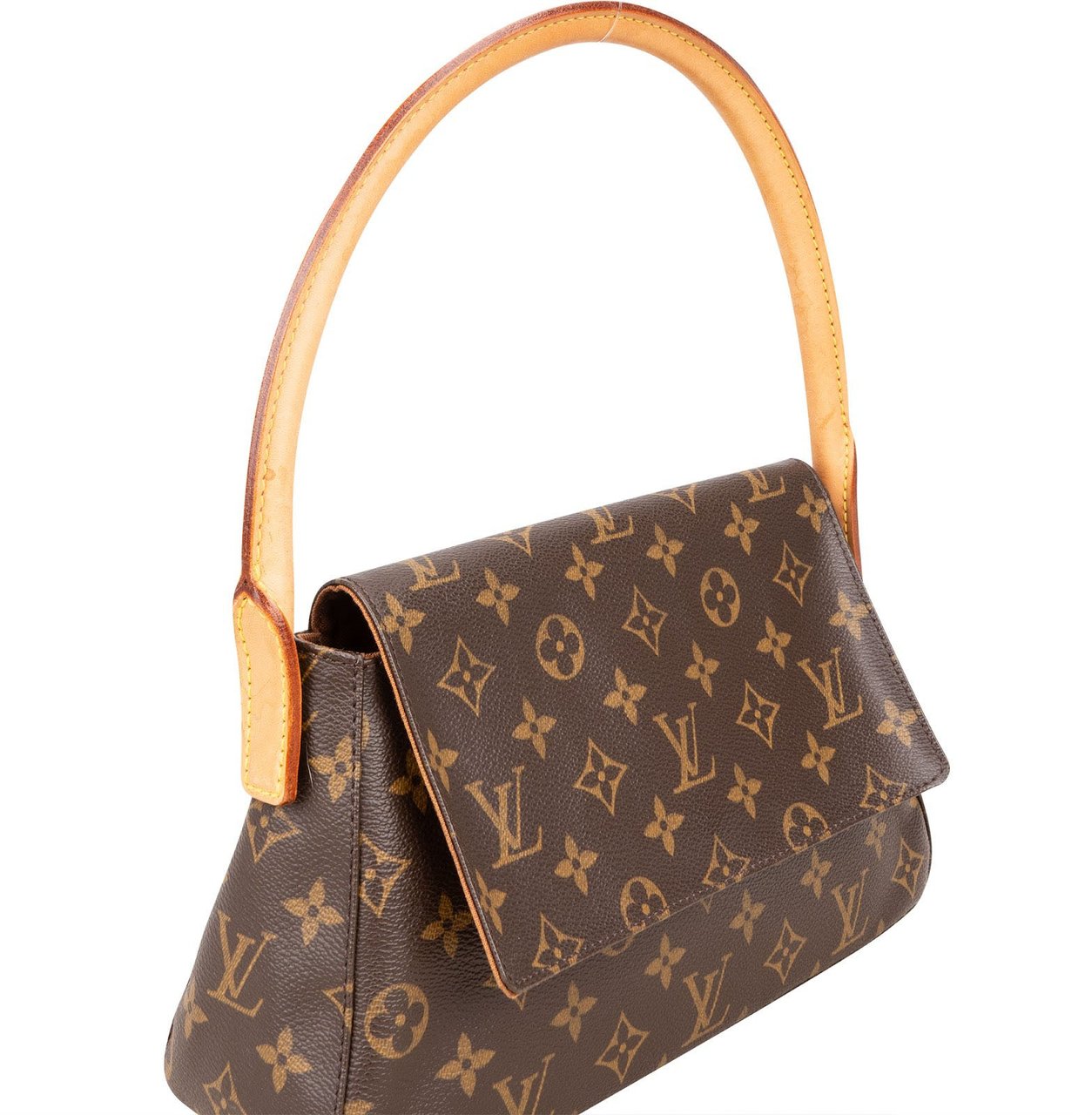 Louis Vuitton Louis Vuitton Monogram Canvas Mini Looping Shoulder Bag Bruin