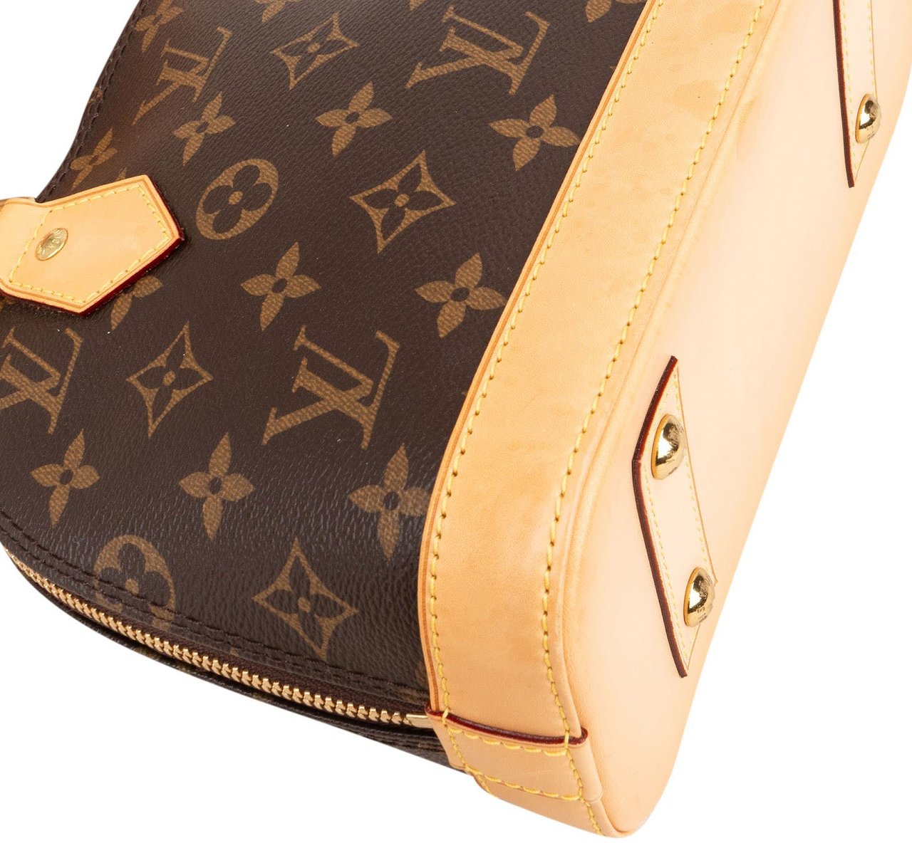 Louis Vuitton Louis Vuitton Monogram Canvas Alma BB Handbag Bruin