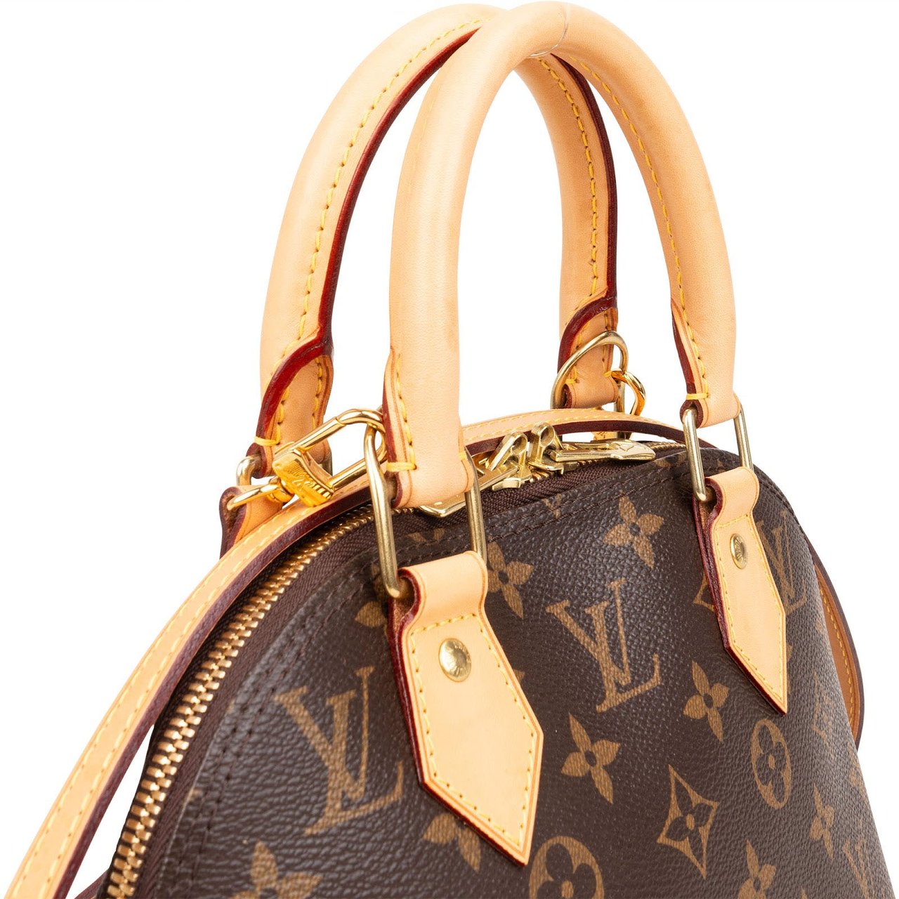 Louis Vuitton Louis Vuitton Monogram Canvas Alma BB Handbag Bruin
