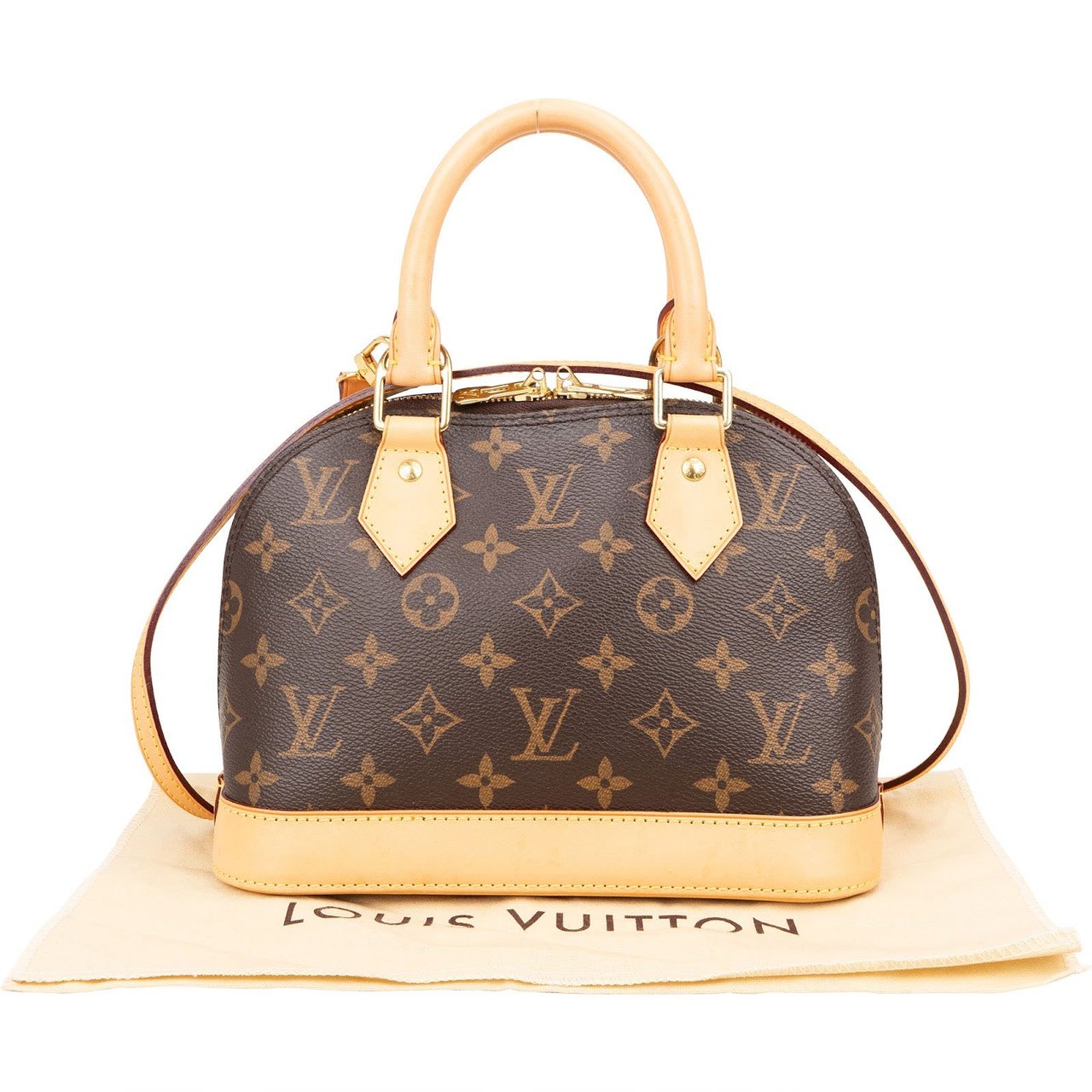 Louis Vuitton Louis Vuitton Monogram Canvas Alma BB Handbag Bruin
