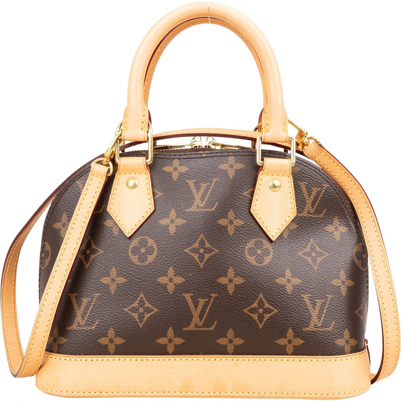 Louis Vuitton Louis Vuitton Monogram Canvas Alma BB Handbag Bruin
