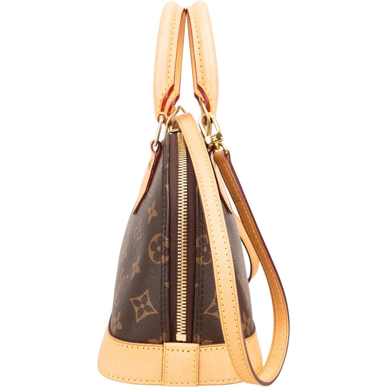 Louis Vuitton Louis Vuitton Monogram Canvas Alma BB Handbag Bruin