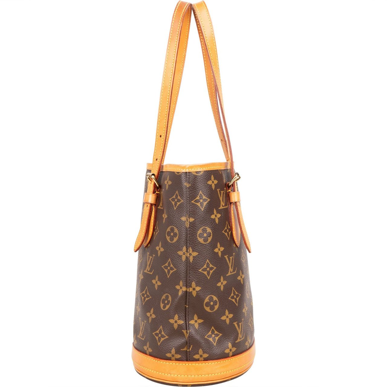 Louis Vuitton Louis Vuitton Monogram Canvas Bucket PM Shoulder Bag Bruin
