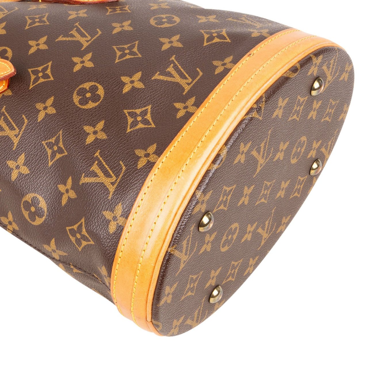 Louis Vuitton Louis Vuitton Monogram Canvas Bucket PM Shoulder Bag Bruin