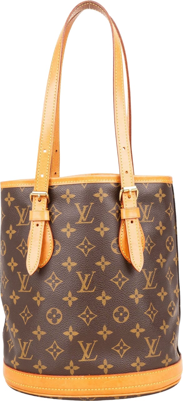 Louis Vuitton Louis Vuitton Monogram Canvas Bucket PM Shoulder Bag Bruin