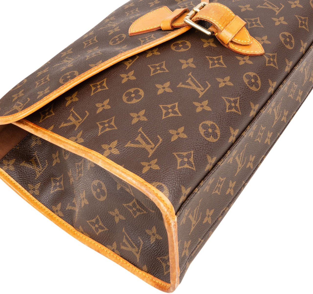 Louis Vuitton Monogram Canvas Bel Air Briefcase Handbag Bruin