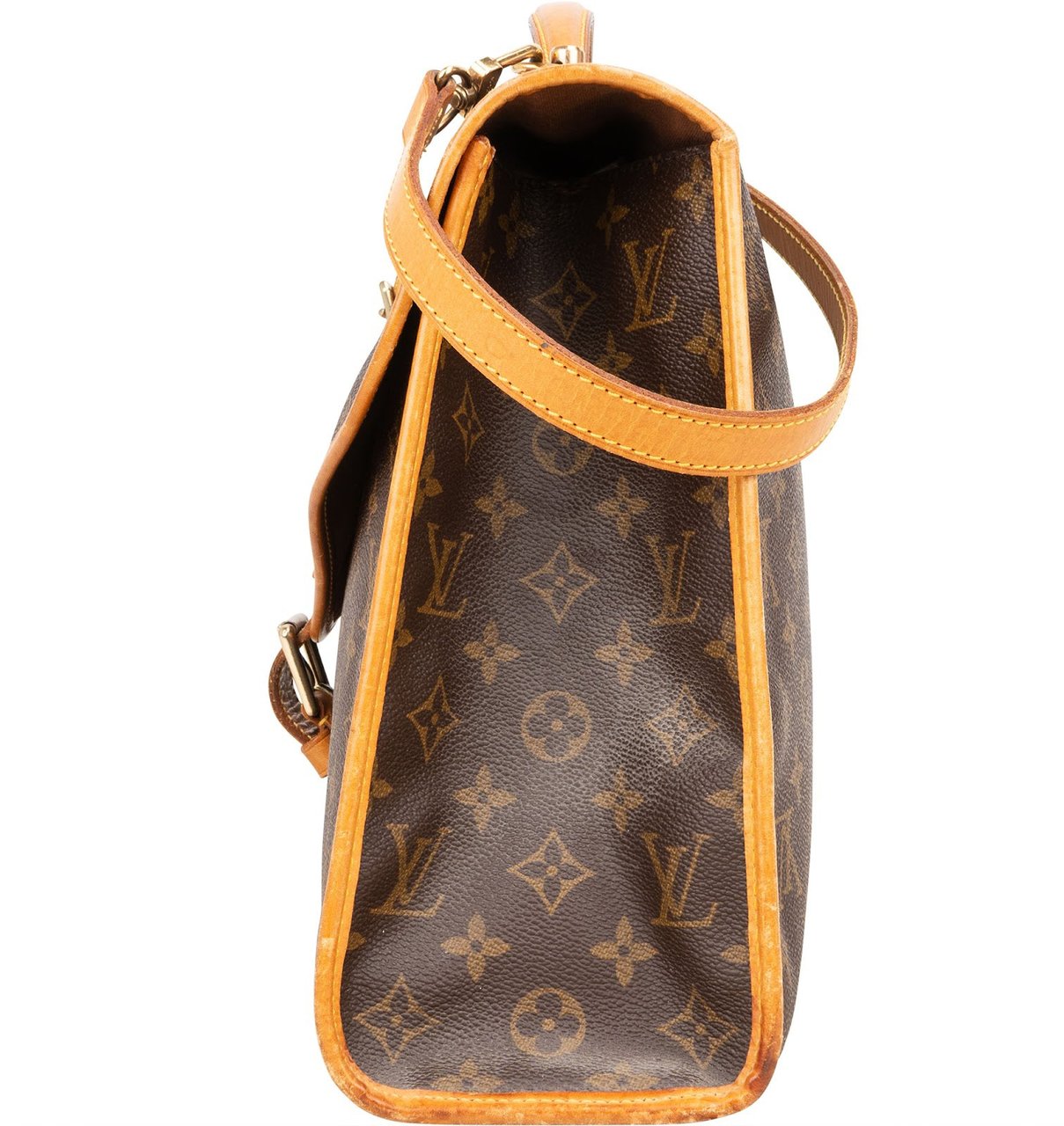 Louis Vuitton Monogram Canvas Bel Air Briefcase Handbag Bruin