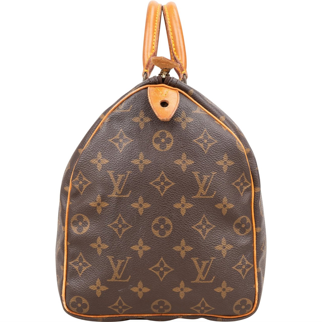 Louis Vuitton Louis Vuitton Monogram Canvas Speedy 35 Handbag Bruin