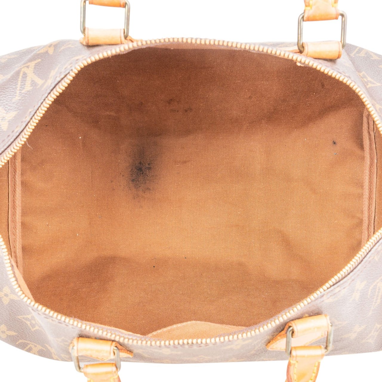 Louis Vuitton Louis Vuitton Monogram Canvas Speedy 35 Handbag Bruin