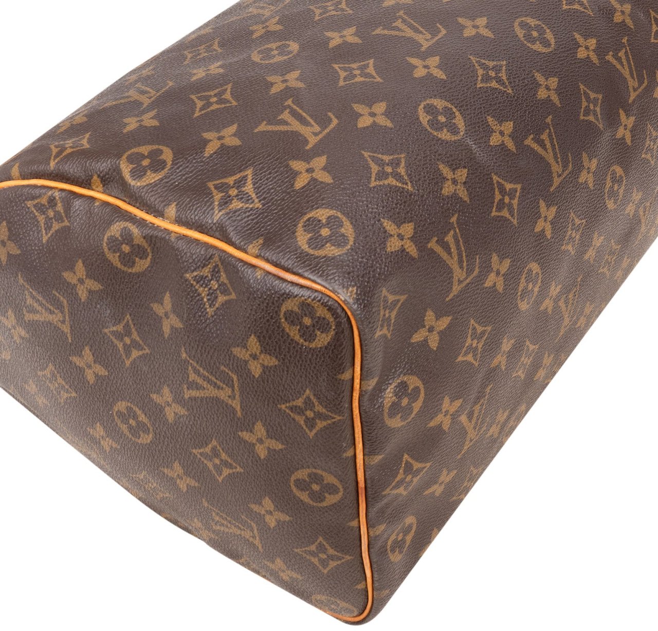 Louis Vuitton Louis Vuitton Monogram Canvas Speedy 35 Handbag Bruin