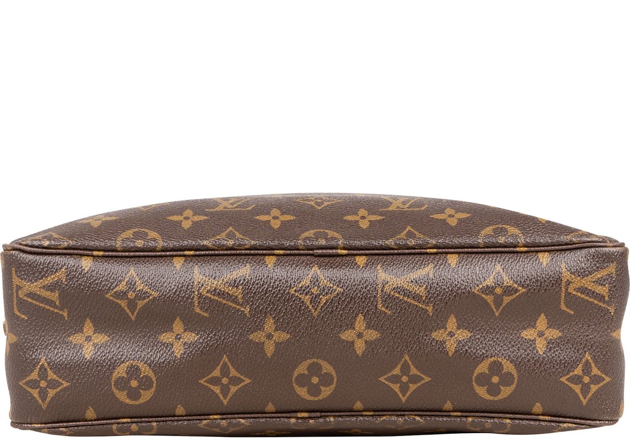 Louis Vuitton Louis Vuitton Monogram Canvas Trousse Toilette 28 Clutch Bruin