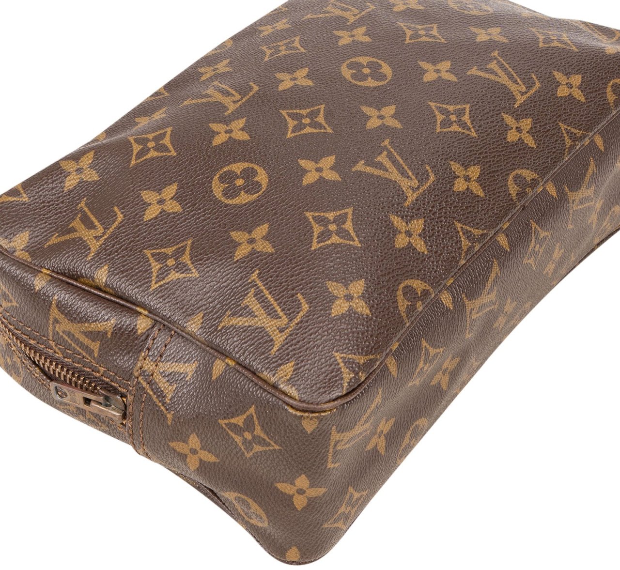 Louis Vuitton Louis Vuitton Monogram Canvas Trousse Toilette 28 Clutch Bruin