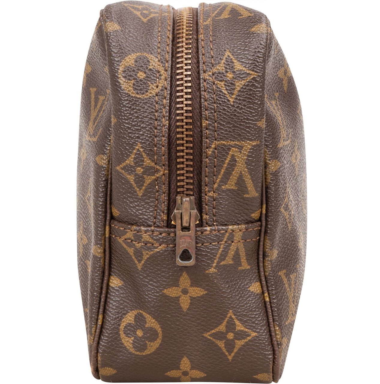 Louis Vuitton Louis Vuitton Monogram Canvas Trousse Toilette 28 Clutch Bruin