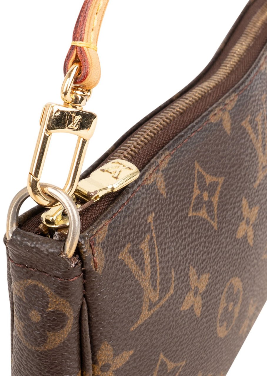 Louis Vuitton Louis Vuitton Monogram Canvas Pochette Accessoires Handbag Bruin