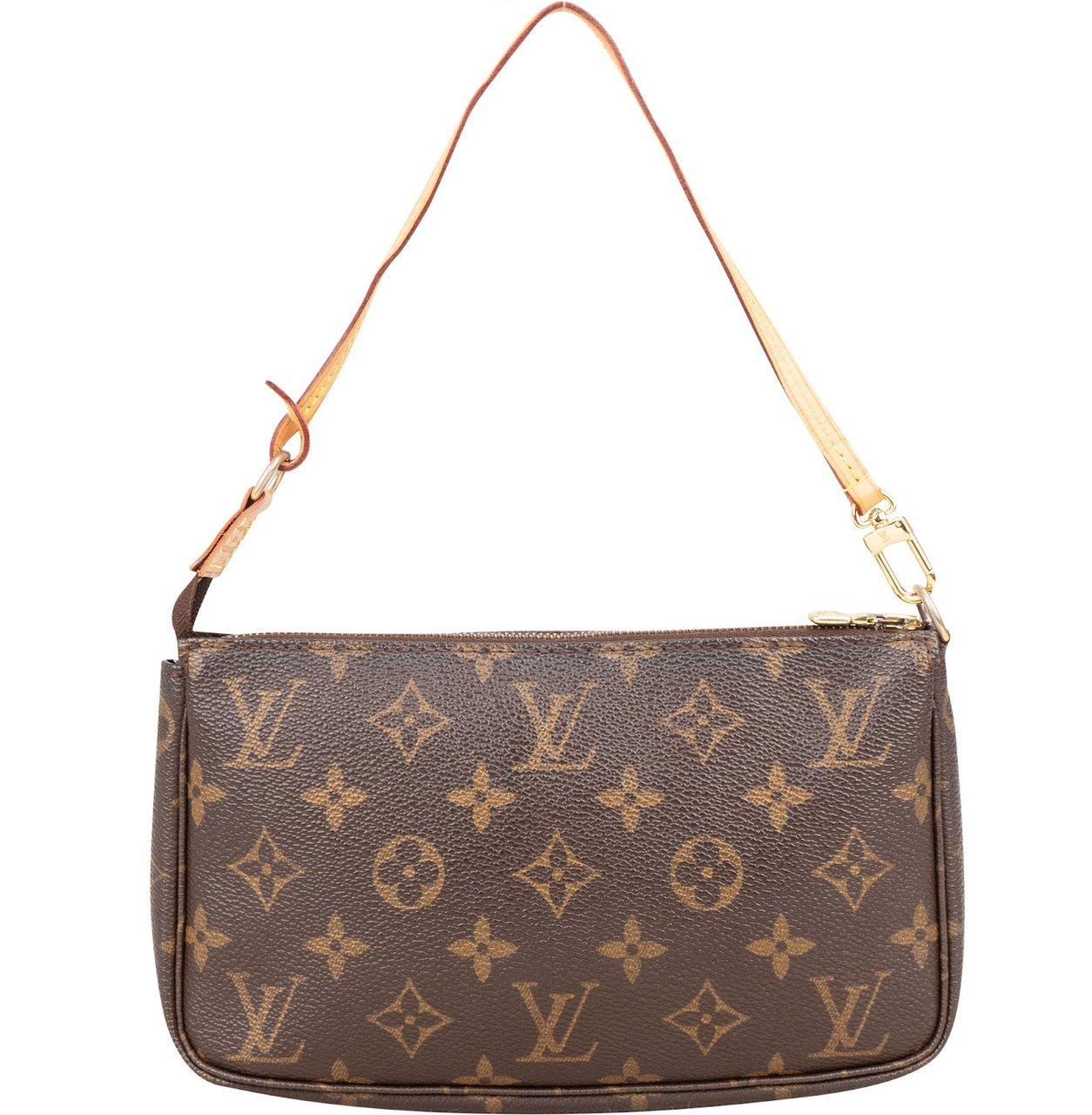 Louis Vuitton Louis Vuitton Monogram Canvas Pochette Accessoires Handbag Bruin