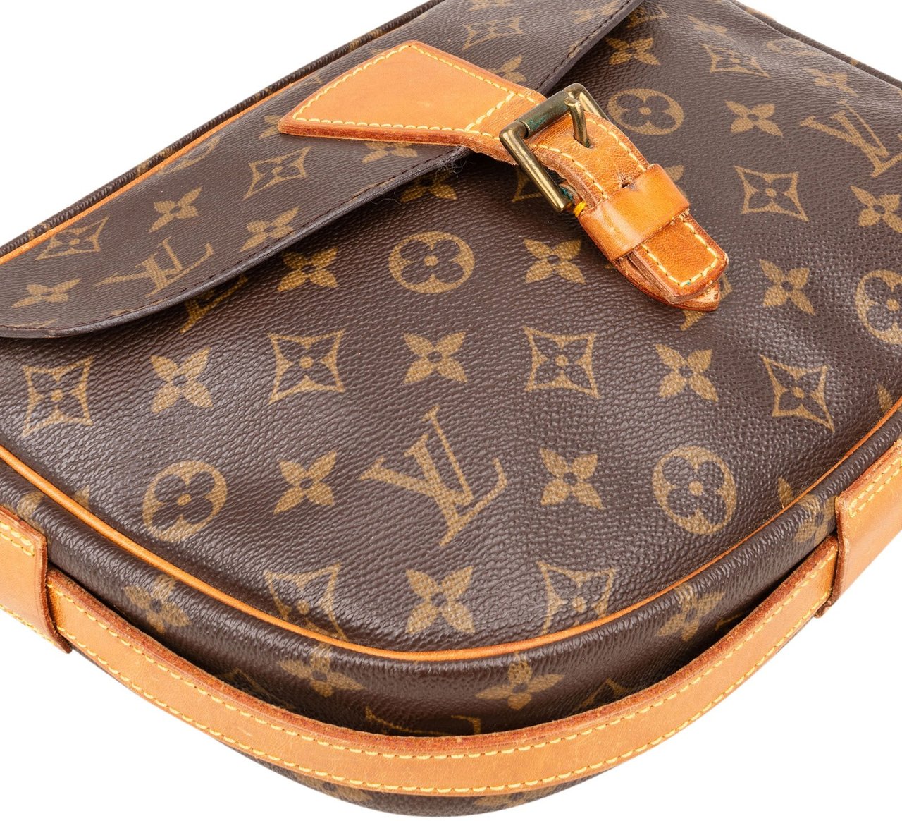 Louis Vuitton Louis Vuitton Monogram Canvas Jeune Fille GM Crossbody Bag Bruin