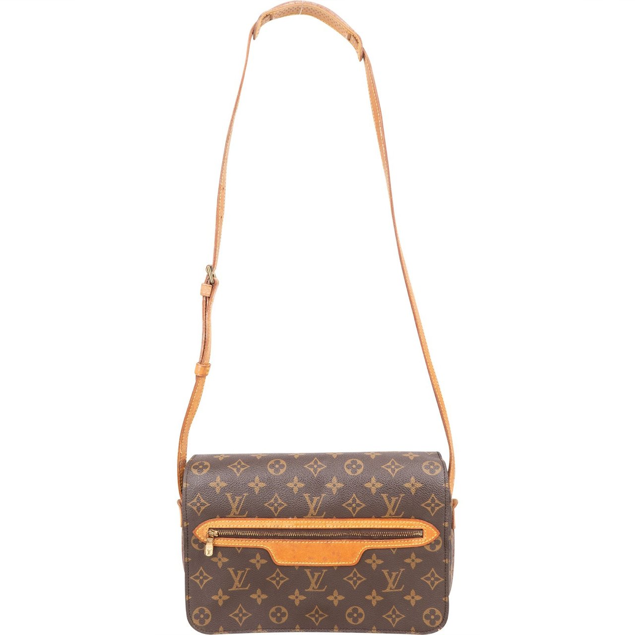 Louis Vuitton Louis Vuitton Monogram Canvas Saint Germain GM Crossbody Bag Bruin