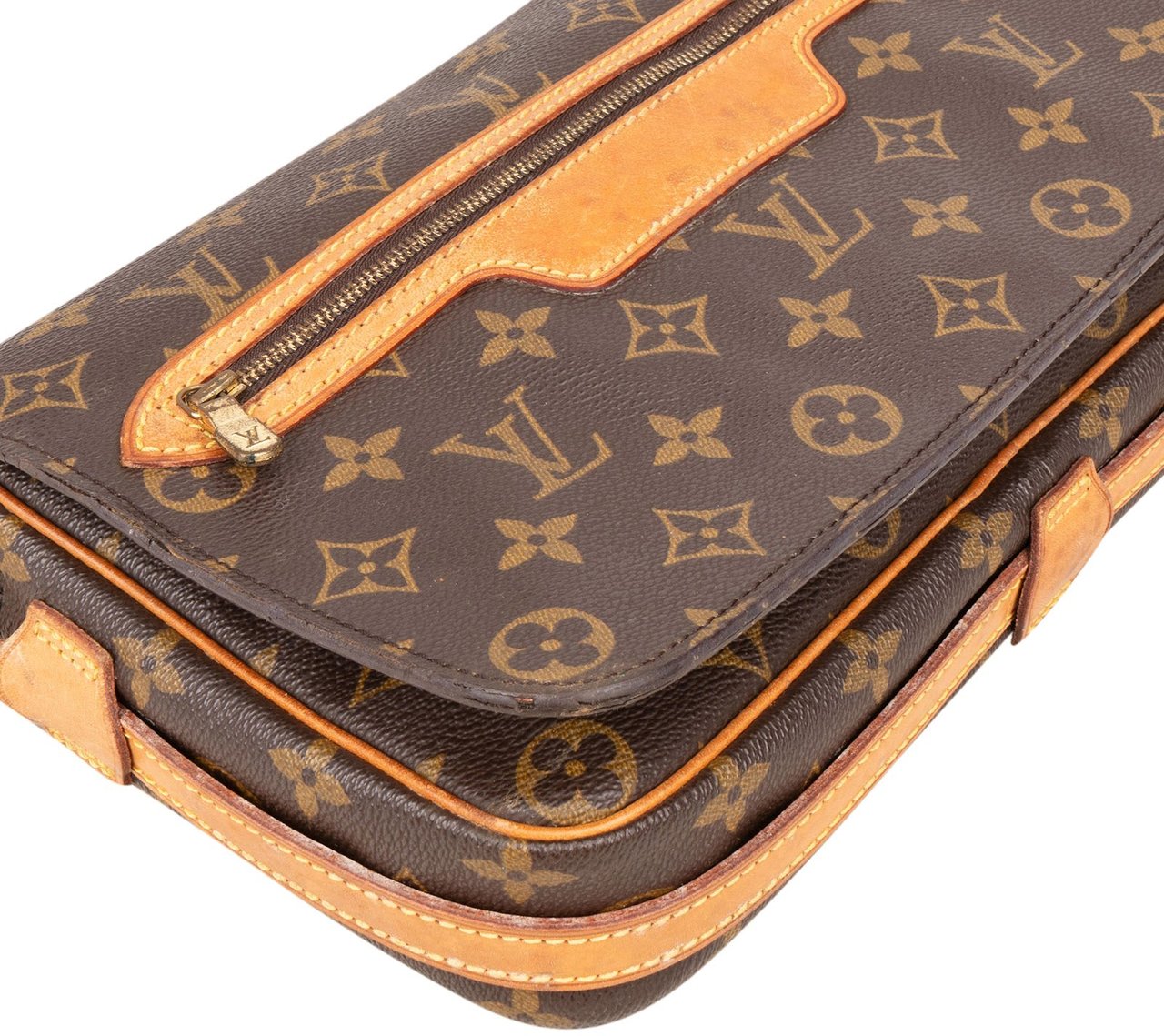 Louis Vuitton Louis Vuitton Monogram Canvas Saint Germain GM Crossbody Bag Bruin