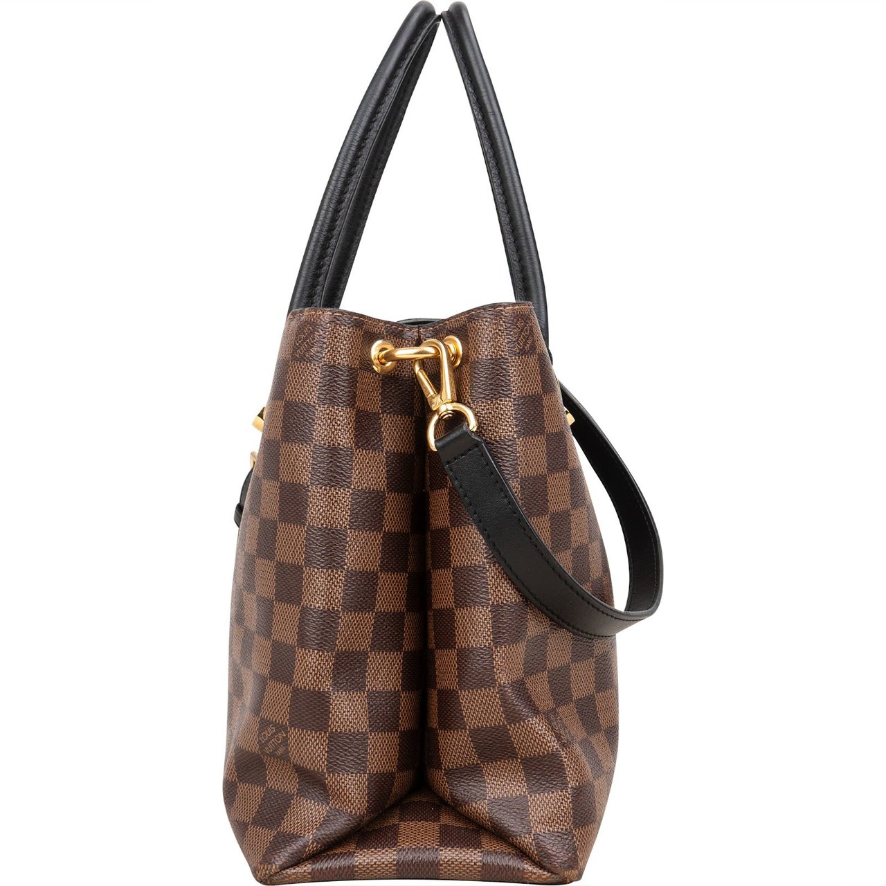 Louis Vuitton Monogram Damier Ebene Riverside Handbag Bruin
