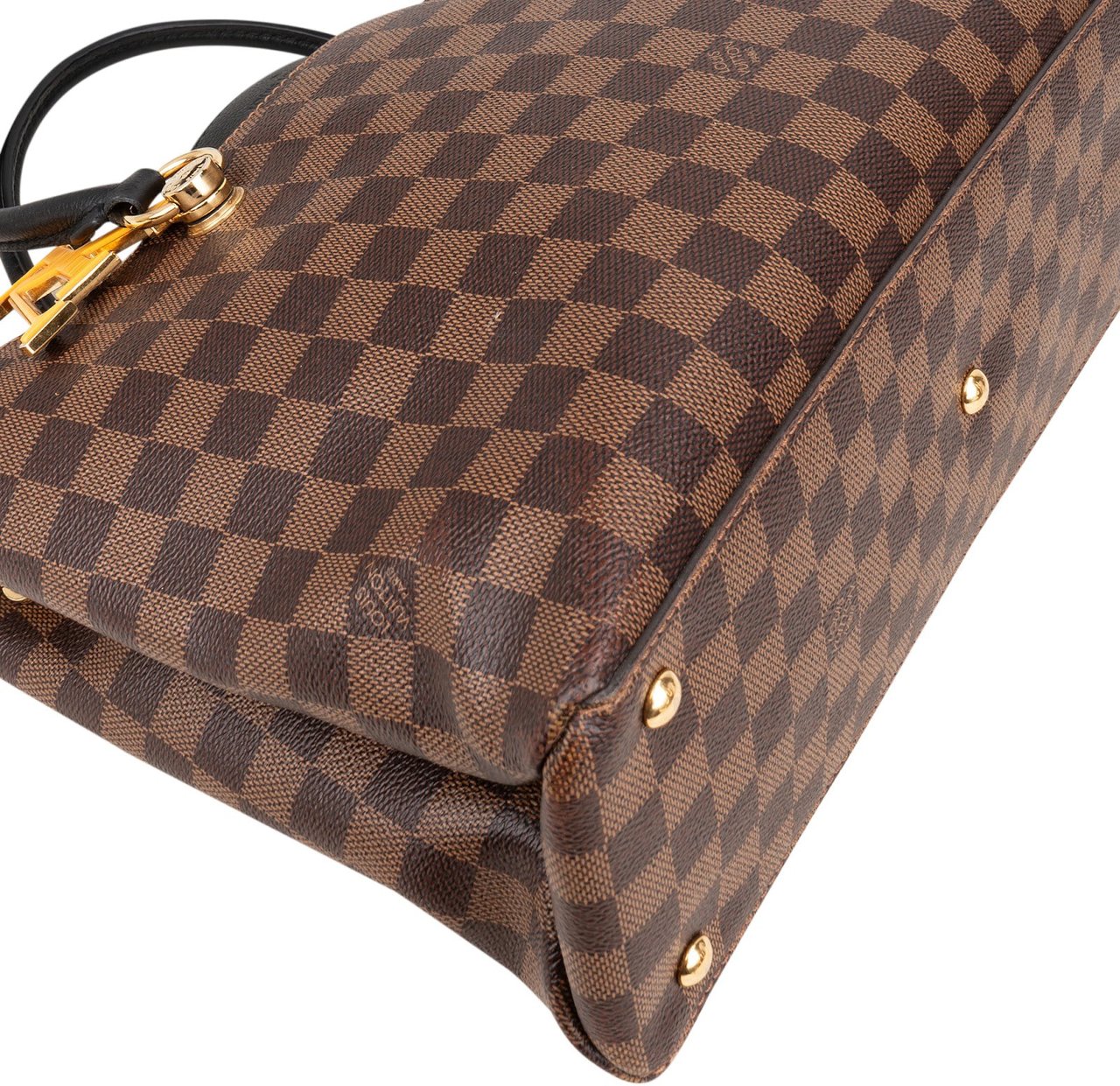 Louis Vuitton Monogram Damier Ebene Riverside Handbag Bruin