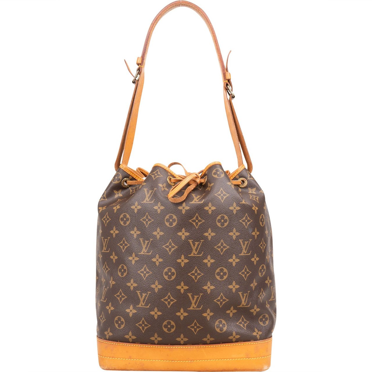 Louis Vuitton Monogram Canvas Sac Noé Grande Shoulder Bag Bruin