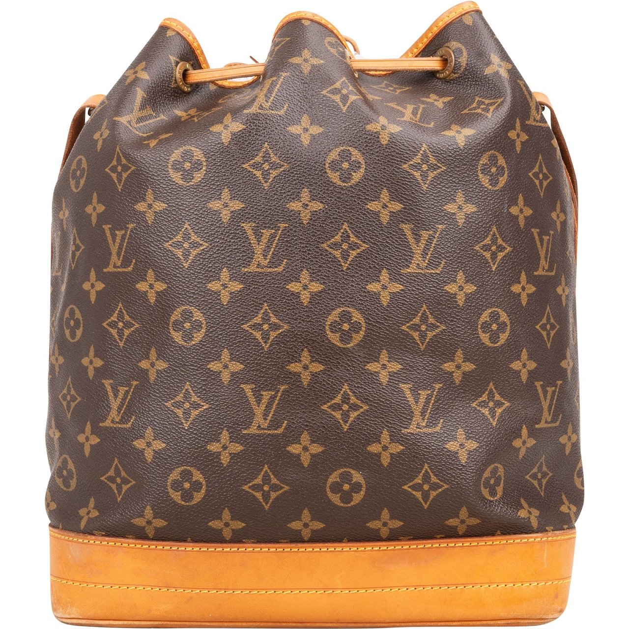 Louis Vuitton Monogram Canvas Sac Noé Grande Shoulder Bag Bruin