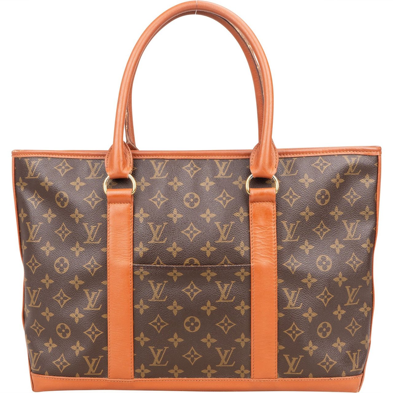 Louis Vuitton Louis Vuitton Monogram Canvas Sac Weekend Shoulder Bag Bruin
