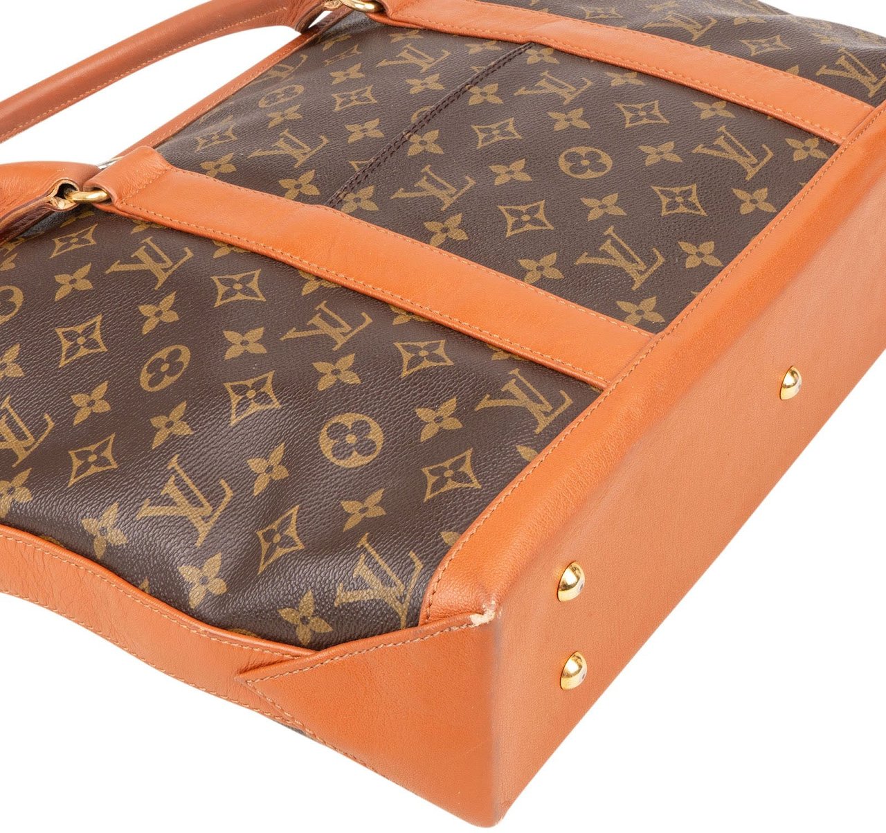 Louis Vuitton Louis Vuitton Monogram Canvas Sac Weekend Shoulder Bag Bruin