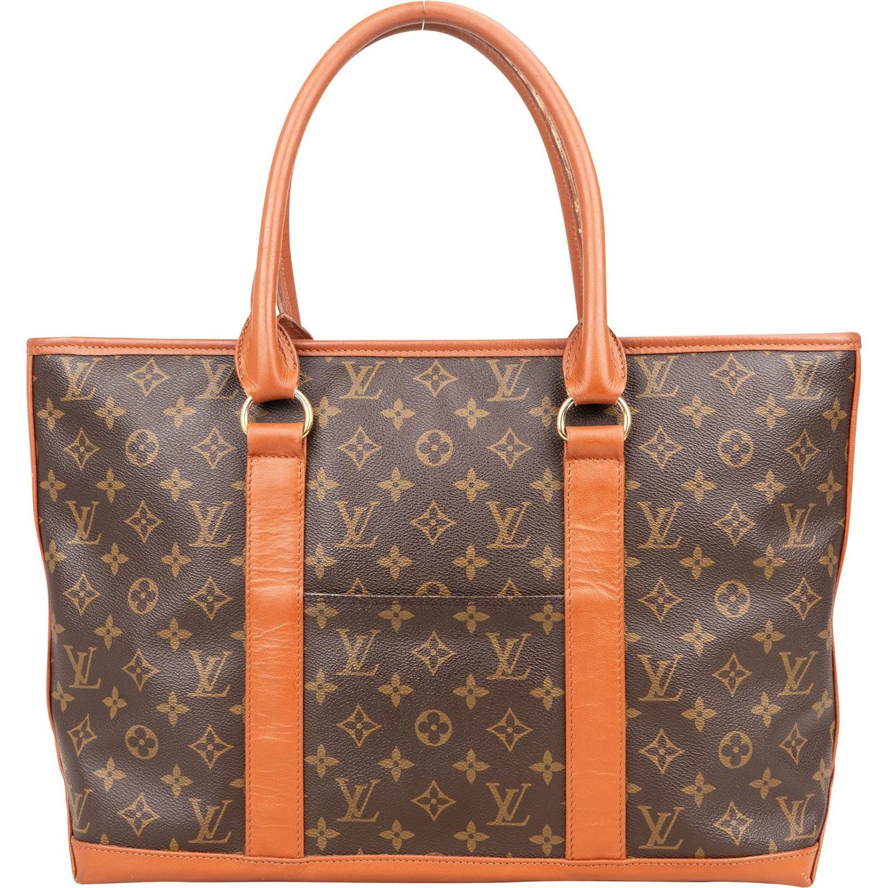 Louis Vuitton Louis Vuitton Monogram Canvas Sac Weekend Shoulder Bag Bruin