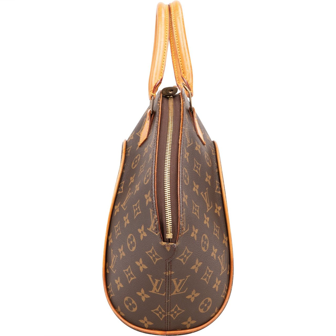 Louis Vuitton Louis Vuitton Monogram Canvas Ellipse MM Handbag Bruin