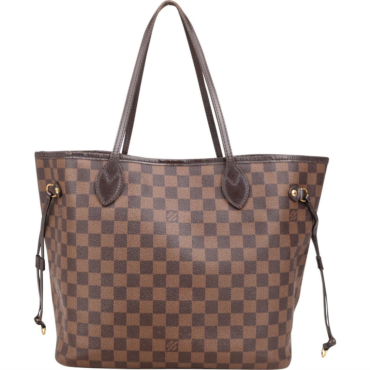 Louis Vuitton Louis Vuitton Monogram Damier Ebene Neverfull MM Shoulder Bag Bruin