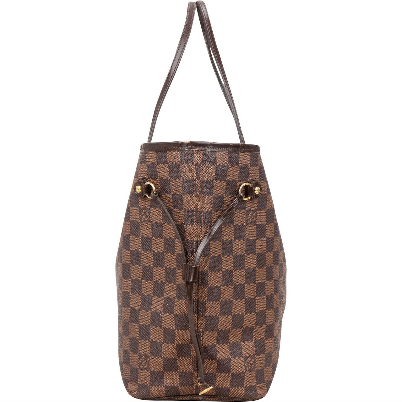 Louis Vuitton Louis Vuitton Monogram Damier Ebene Neverfull MM Shoulder Bag Bruin
